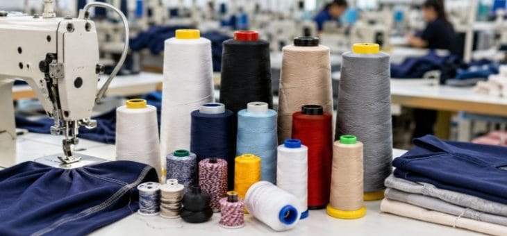 Các Loại Chỉ May Công Nghiệp Theo Vật Liệu Và Cấu Trúc