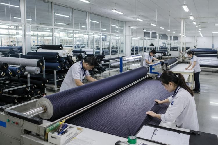 Cách đánh giá chất lượng vải deejty thoi sau sản xuất 