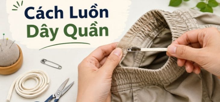 Cách Luồn Dây Quần Bằng 5 Dụng Cụ Đơn Giản
