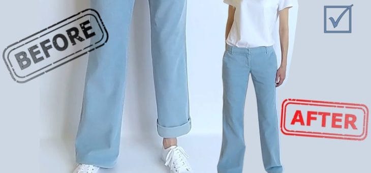 4 Cách sửa quần ống rộng thành ống suông bạn cần biết
