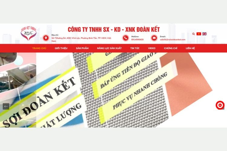 Đoàn Kết cung ứng vải dệt thoi phục vụ nhu cầu xuất nhập khẩu 