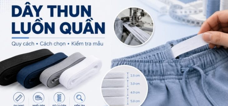 Dây Thun Luồn Quần: Quy Cách, Cách Chọn Và Kiểm Tra Mẫu