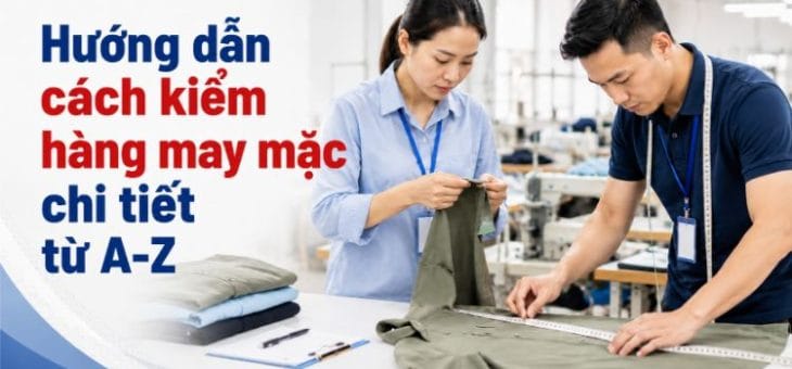 Hướng dẫn cách kiểm hàng may mặc: 7 bước cho xưởng