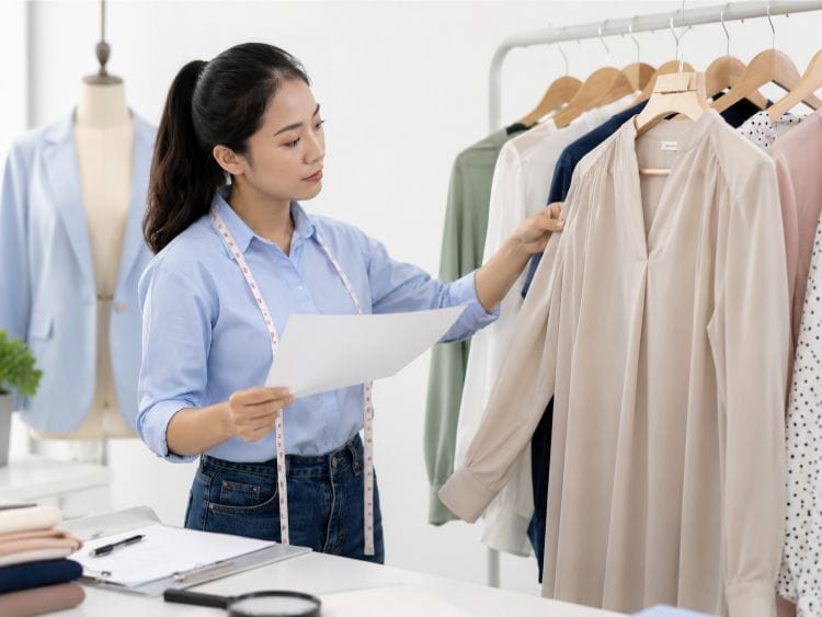 Kiểm tra vải giúp phát hiện lỗi bề mặt, sai màu, sai độ dày hoặc độ co giãn không phù hợp