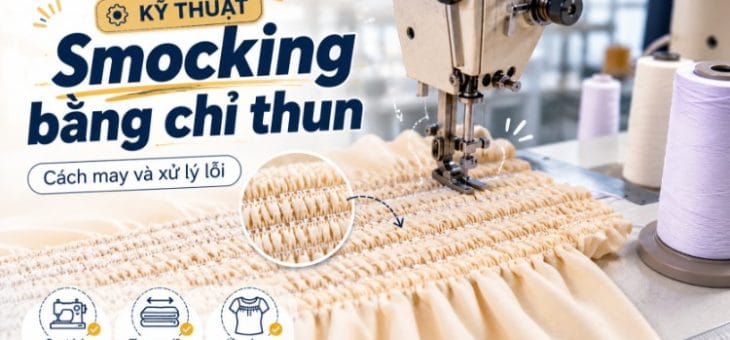 Kỹ Thuật Smocking Bằng Chỉ Thun: Cách May Nhún Và Xử Lý Lỗi