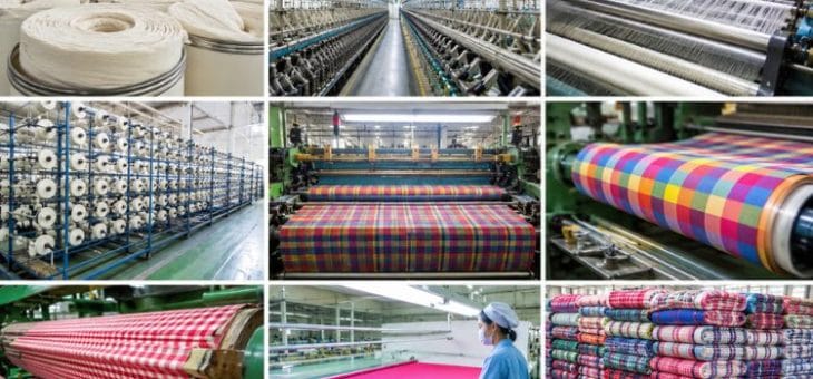 Quy trình sản xuất vải dệt thoi chi tiết từ A đến Z