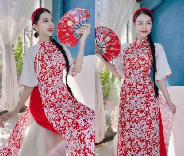 Vải gấm may áo dài