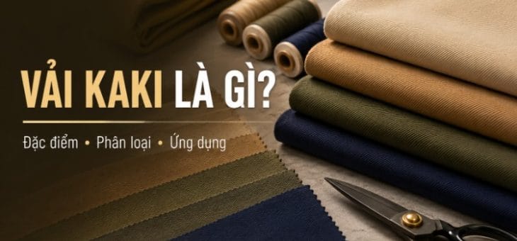 Vải kaki là gì? Đặc điểm, phân loại và cách bảo quản