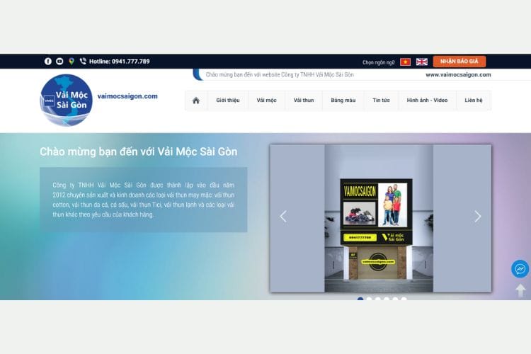 Vải Mộc Sài Gòn cung cấp vải mộc cho xưởng xử lý nội bộ 