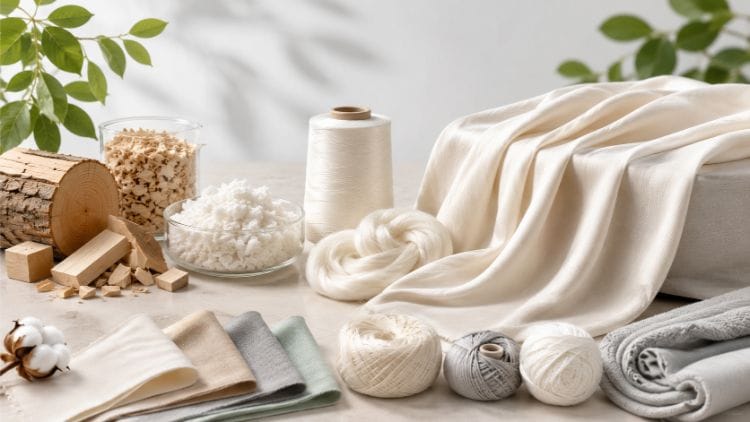 Vải Modal làm từ sợi cellulose tái sinh có nguồn gốc từ bột gỗ