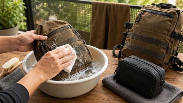 Vệ sinh đúng cách giúp duy trì độ bền và lớp hoàn tất của vải Cordura